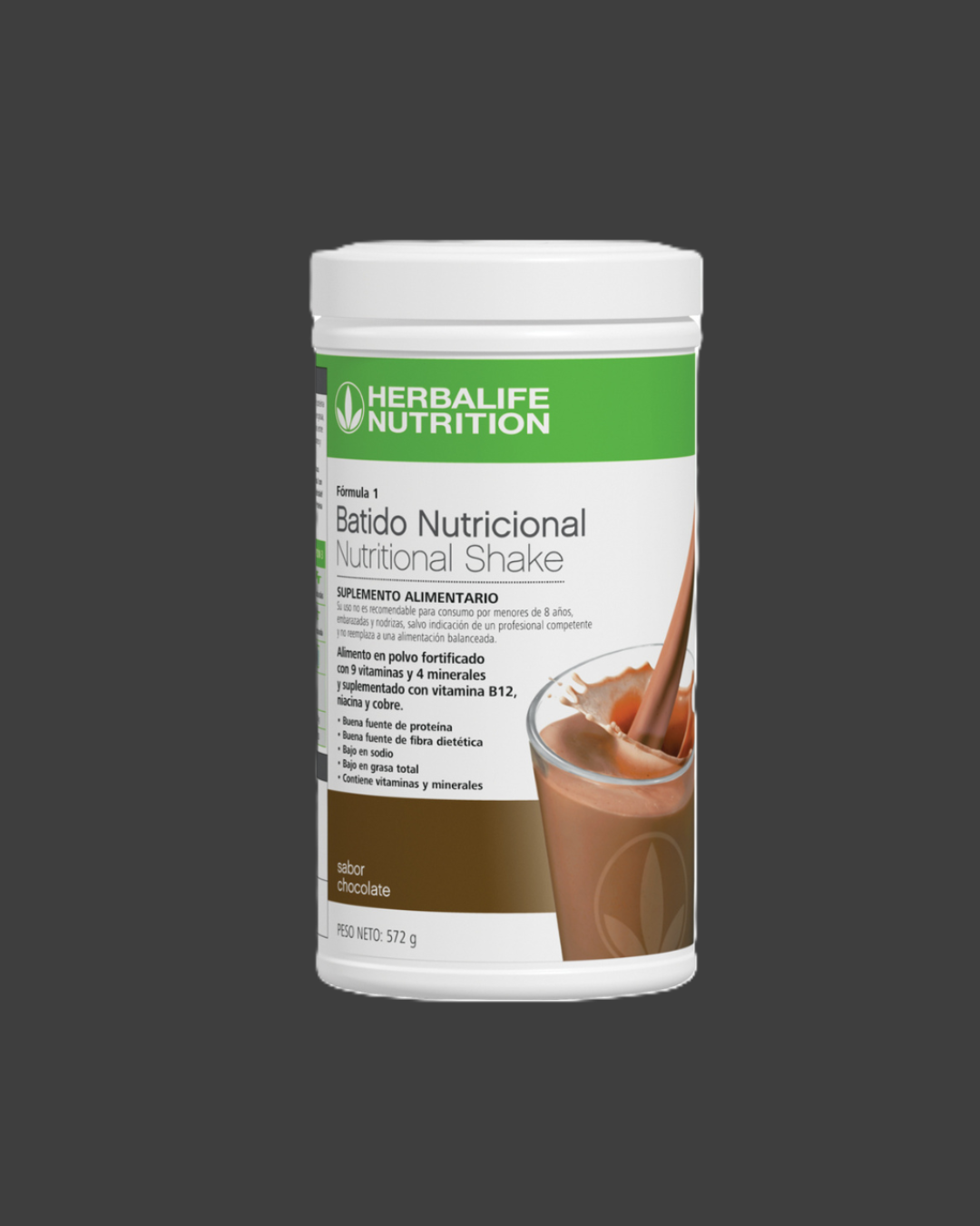 batido formula 1 chocolate