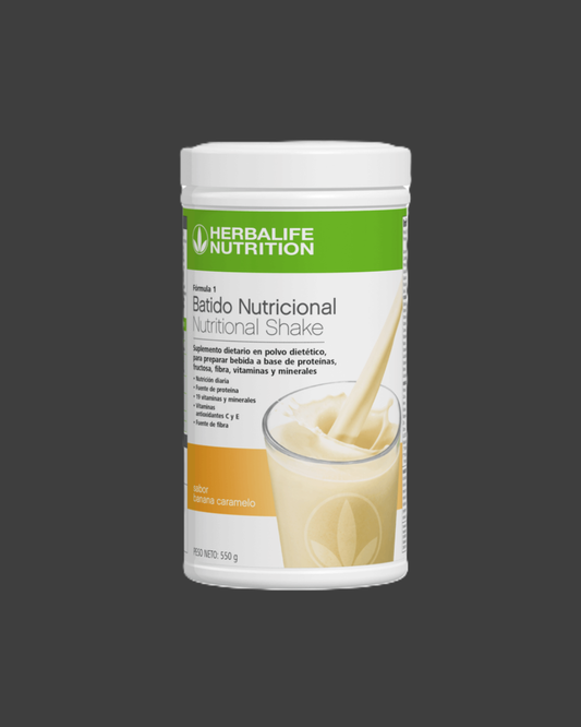 batido formula 1 banana caramelo
